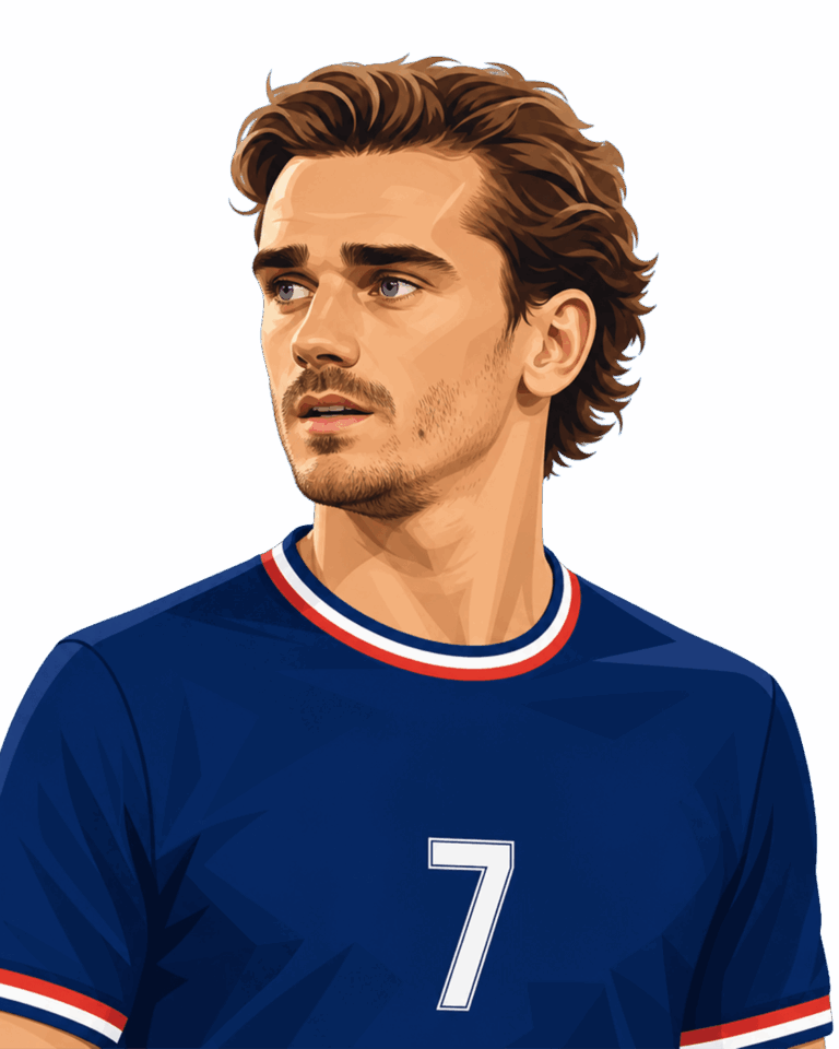 Antoine Griezmann illustration