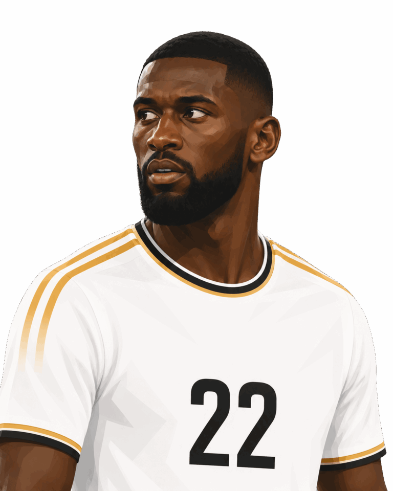 Antonio Rudiger illustration
