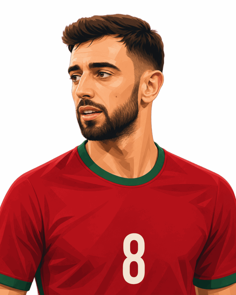 Bruno Fernandes illustration