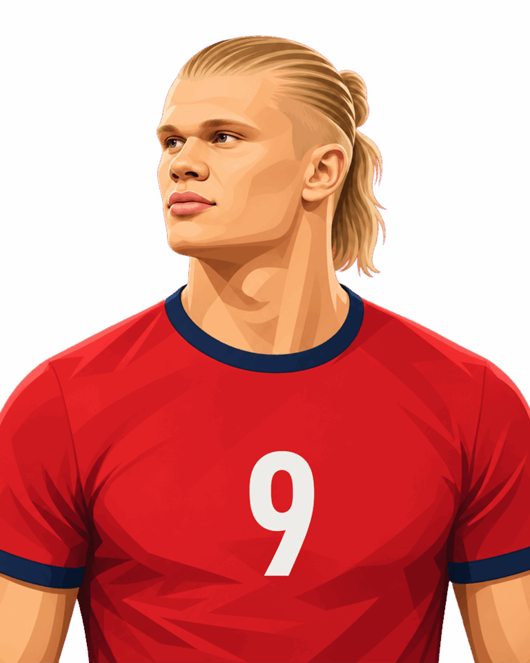 Erling Haaland illustration