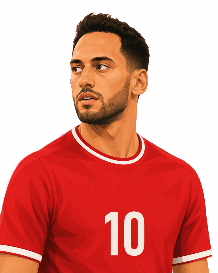 Hakan Calhanoglu illustration