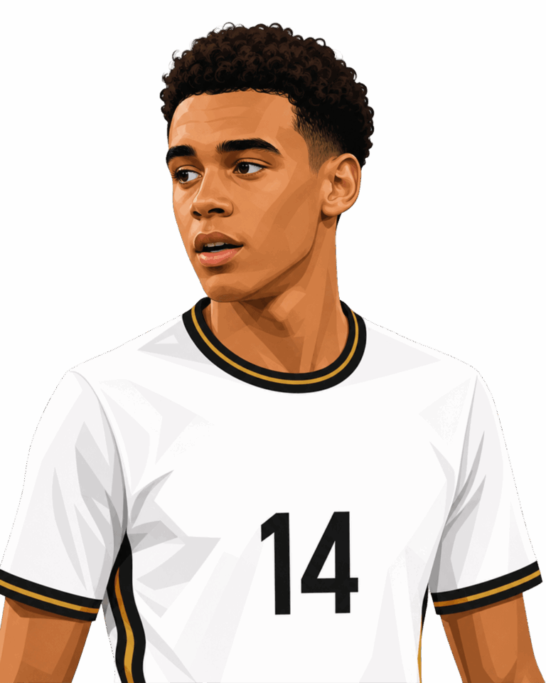 Jamal Musiala illustration