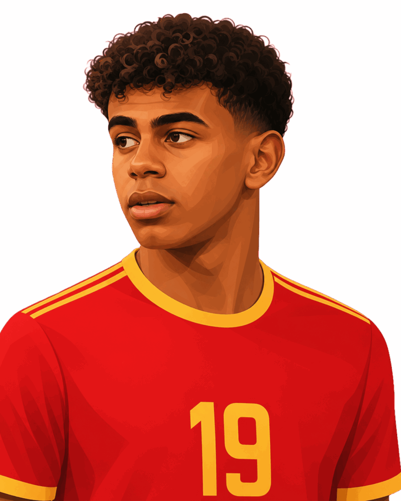 Lamine Yamal illustration