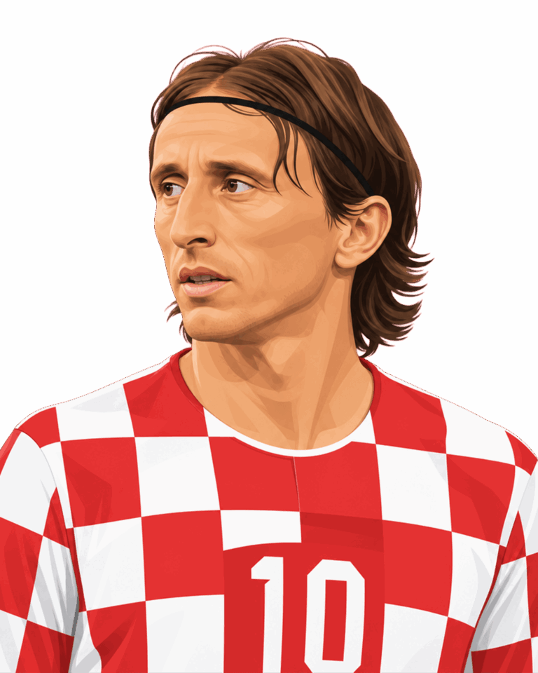 Luka Modric illustration