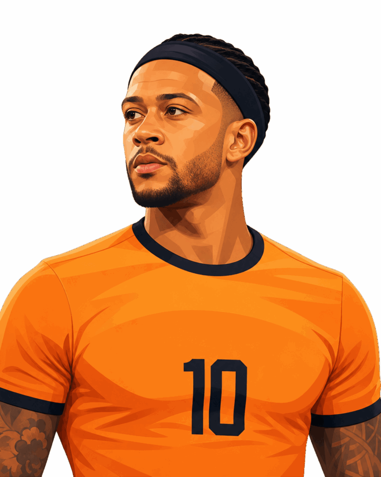Memphis Depay illustration