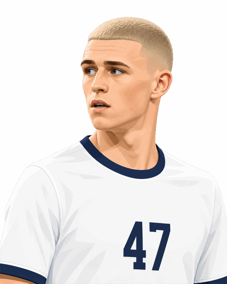 Phil Foden illustration