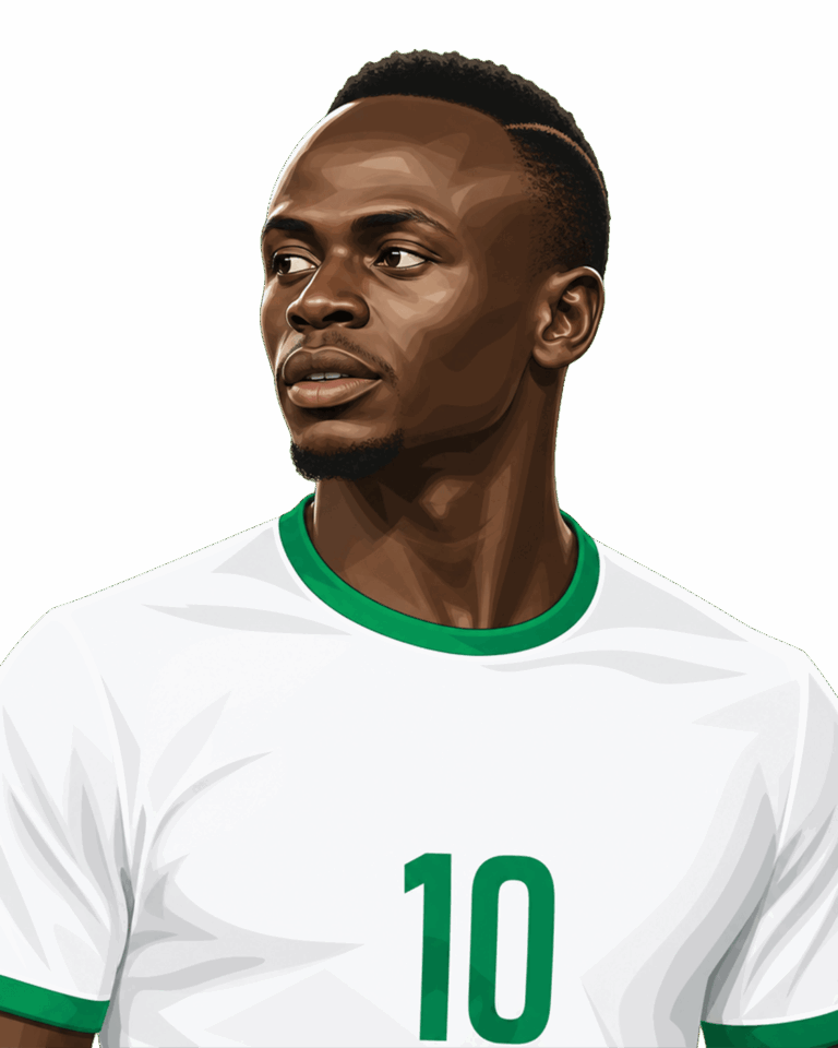 Sadio Mane illustration